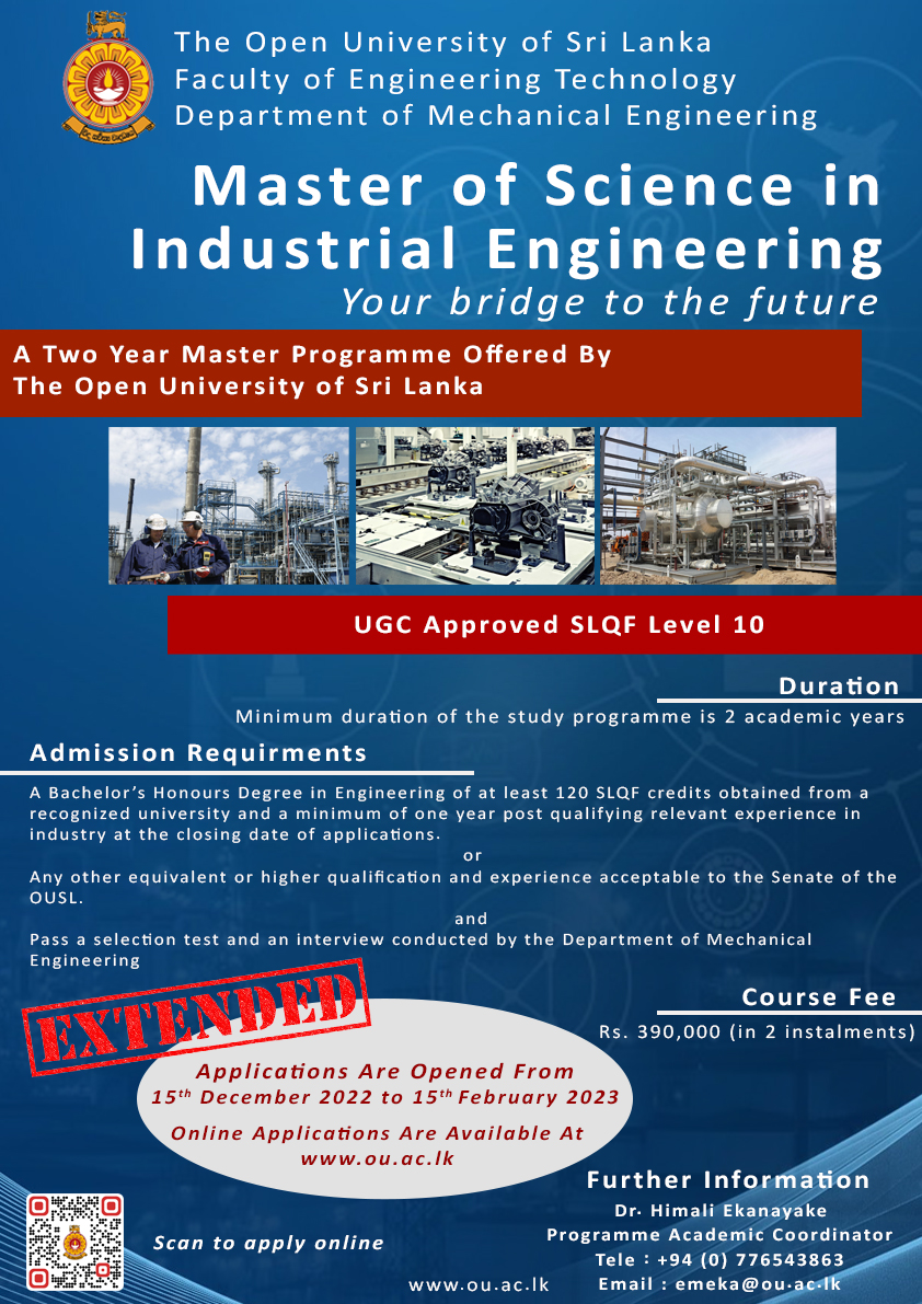 industrial engineering phd vacancies