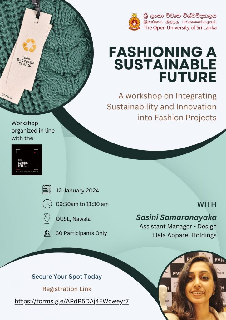 Fashioning a Sustainable Future – Fashion Reels 2023 – OUSL