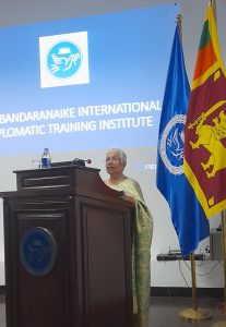 Ms. Pamela Dean, Director General of the BIDTI welcoming the audience