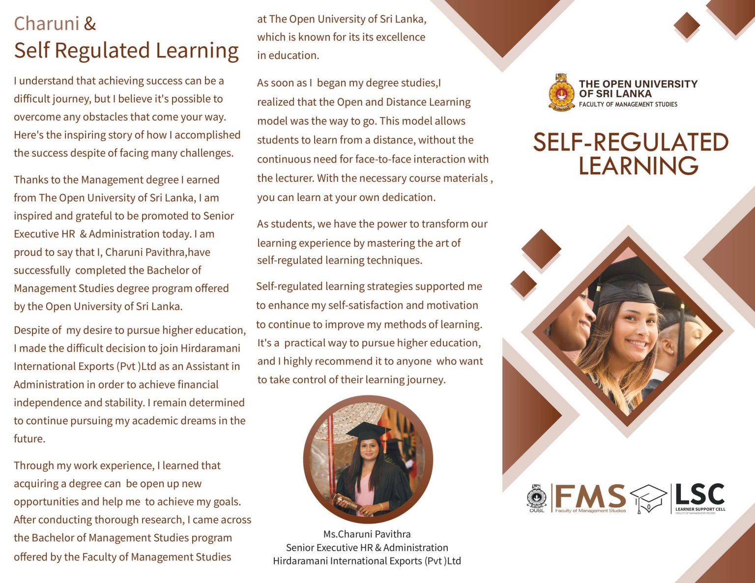 Learner Support Cell Fms The Open University Of Sri Lanka