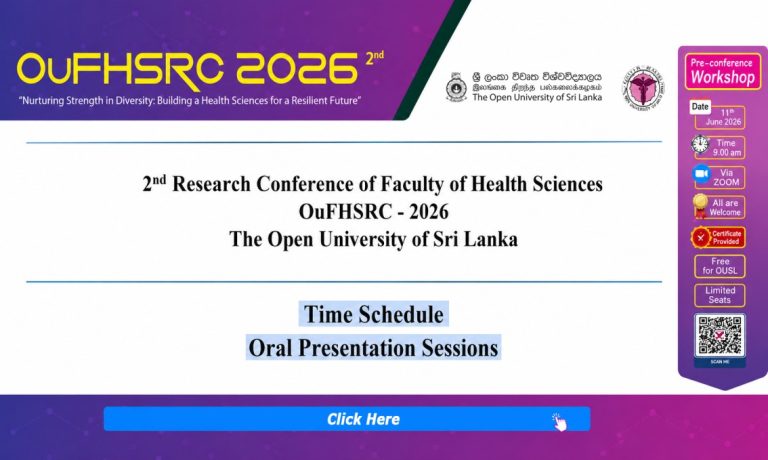 OUSL Home – The Open University of Sri Lanka