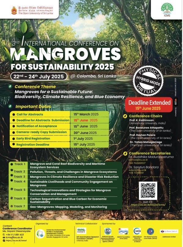 International Conference on Mangroves for Environmental Sustainability