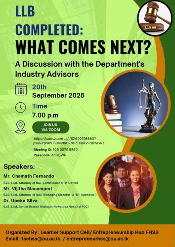 LLB Completed What Comes Next A Discussion with the Department s Industry Advisors LLB Completed What Comes Next A Discussion with the Department s Industry Advisors