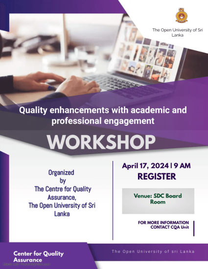 Workshop on “Quality enhancements with academic and professional engagement How to publish a research paper at international conferences” Workshop on “Quality enhancements with academic and professional engagement How to publish a research paper at international conferences”